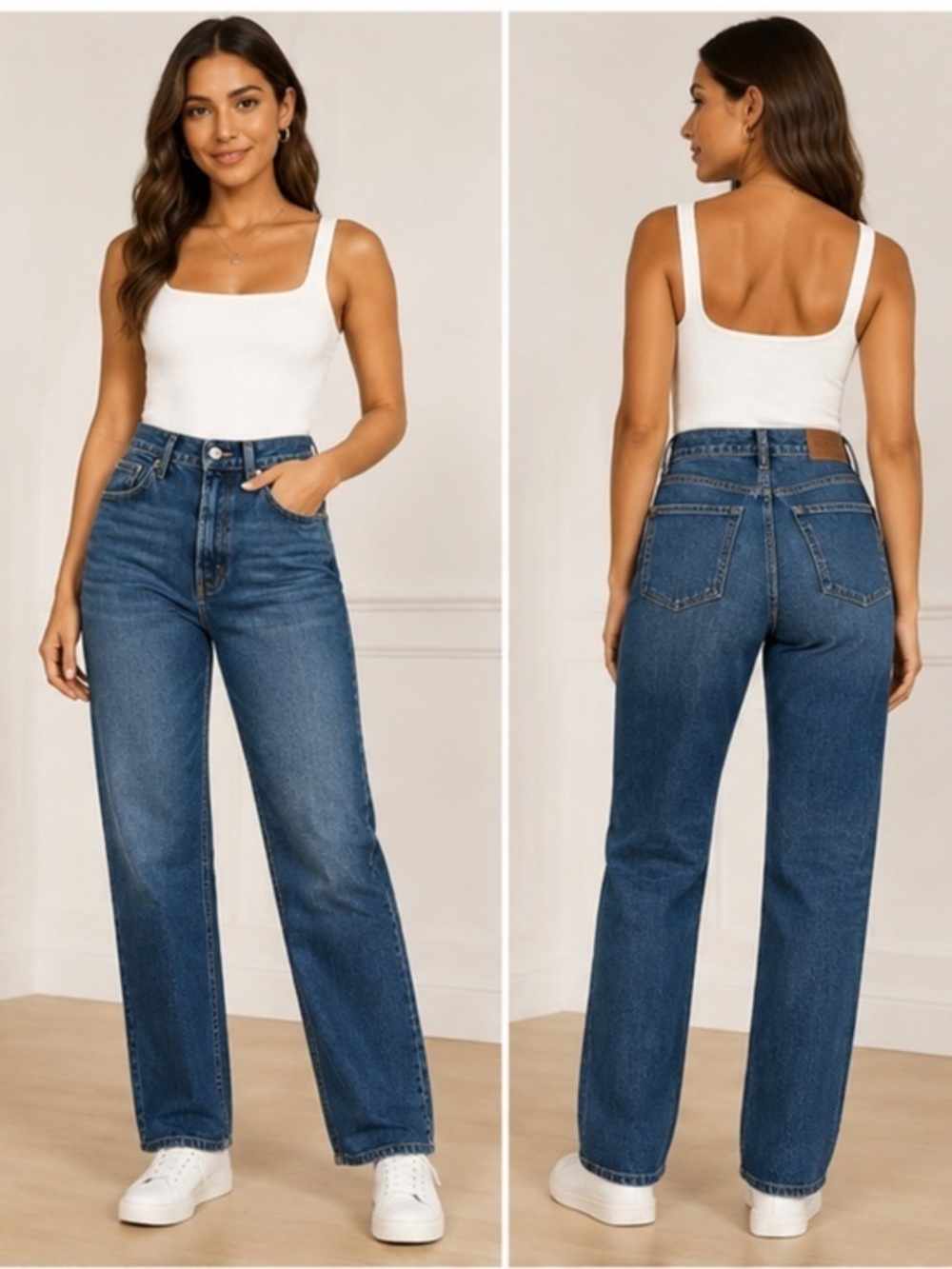 Abercrombie and Fitch Curve Love 90s Straight Ultra High Rise Jeans Size 2